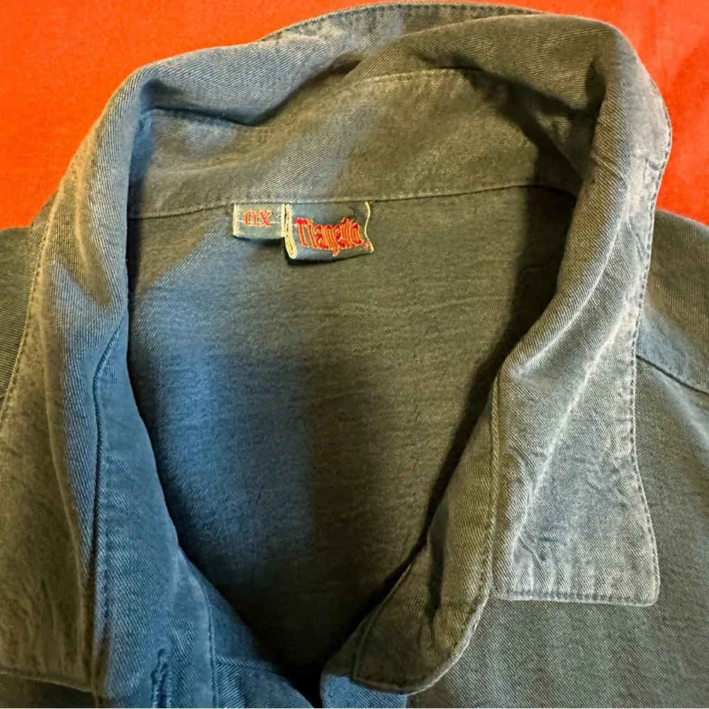 Tianello Women’s  Button Down Shirt, Plus, 0X, oversized - Picture 2 of 3